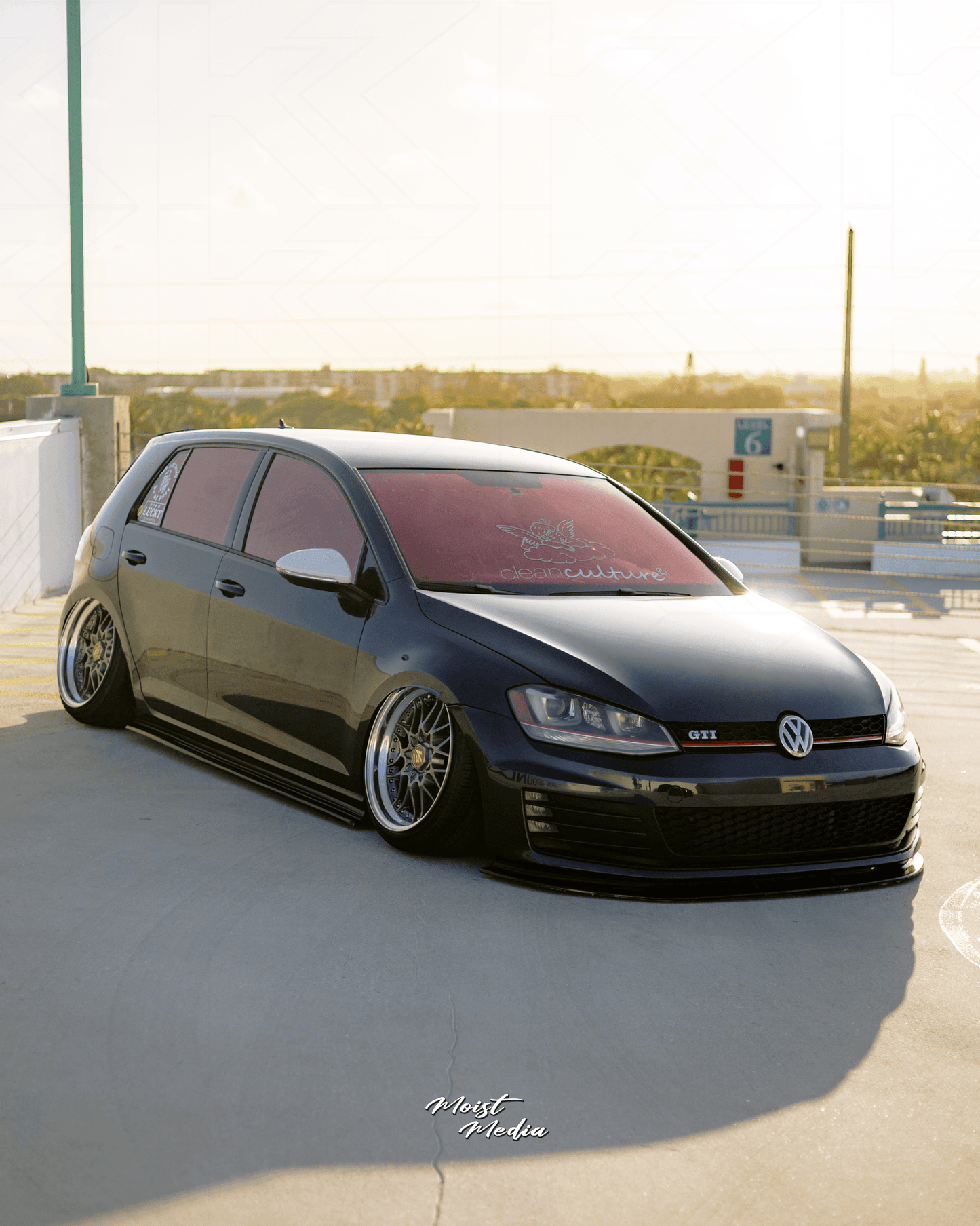 VW MK7 Golf GTI Chrome/Clear LED Tail Lights (2012 - 2017)