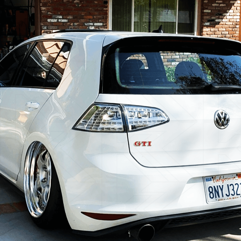 VW MK7 Golf GTI Chrome/Clear LED Tail Lights (2012 - 2017)
