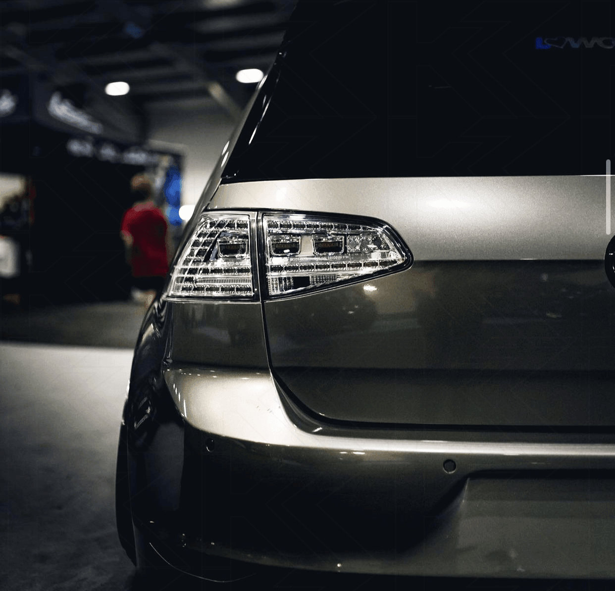 VW MK7 Golf GTI Chrome/Clear LED Tail Lights (2012 - 2017)