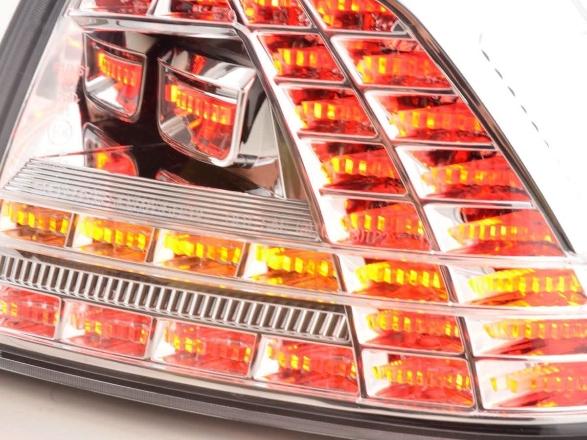 VW MK7 Golf GTI Chrome/Clear LED Tail Lights (2012 - 2017)