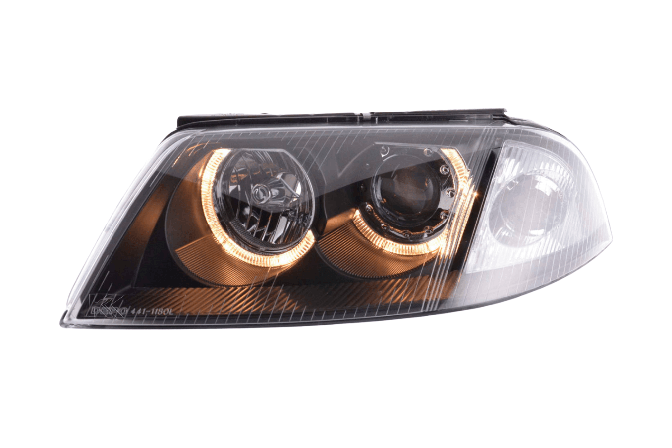 VW Passat B5 3BG Black Angel Eyes Headlights (2000-2005)