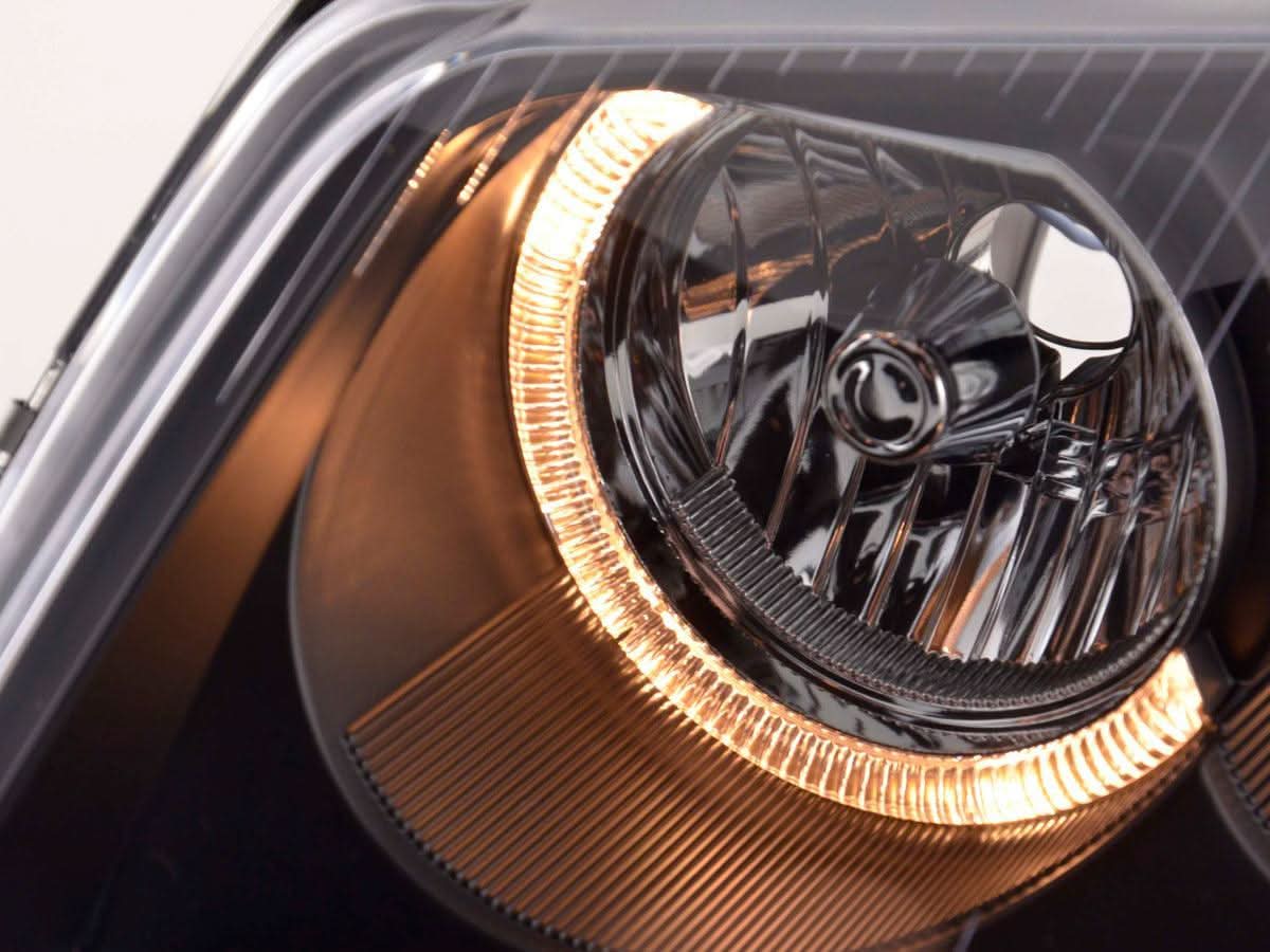 VW Passat B5 3BG Black Angel Eyes Headlights (2000-2005)