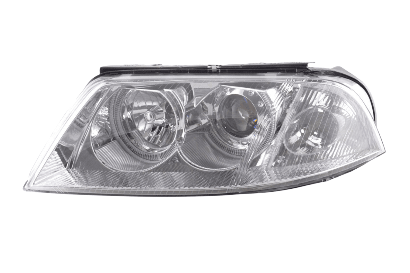 VW Passat B5 3BG Chrome Angel Eyes Headlights (2000-2005)