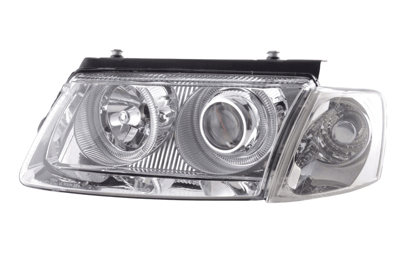 VW Passat B5 Chrome Angel Eye Headlights (1997-2000)