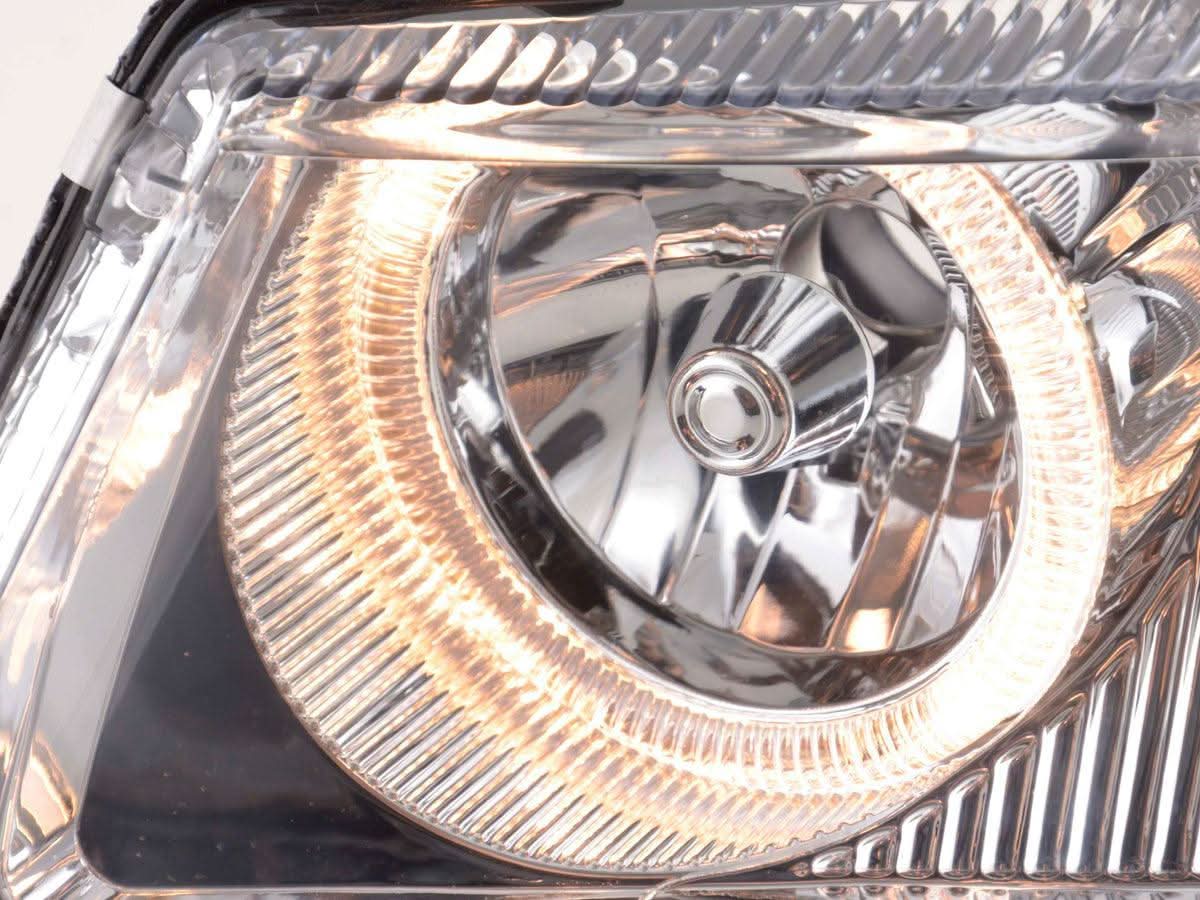 VW Passat B5 Chrome Angel Eye Headlights (1997-2000)