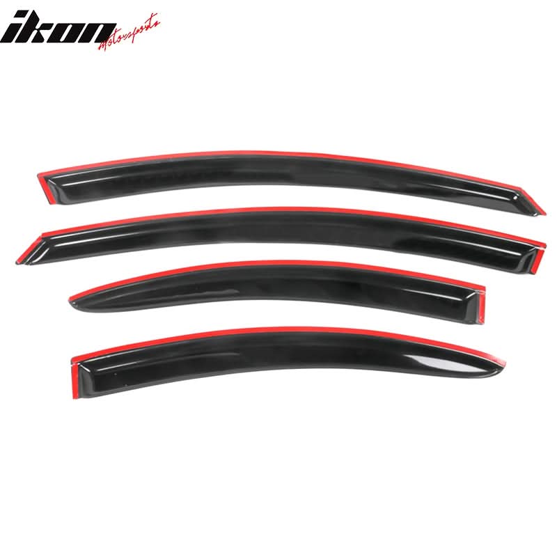 2000-2005 Dodge Neon Side Visor Windows Sun Deflectors Set Acrylic