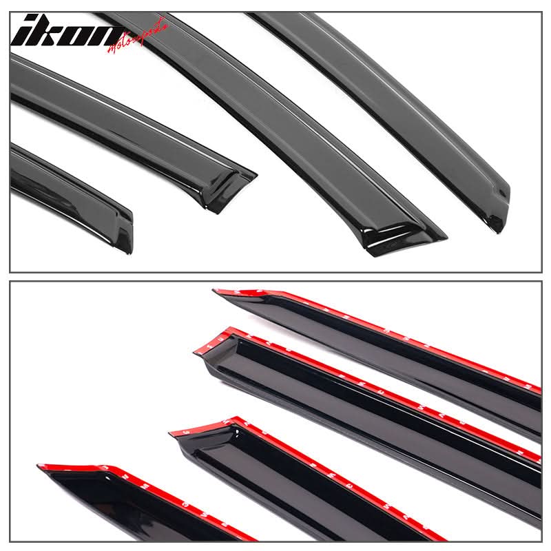 2022-2023 Honda Civic Sedan 4-Door Acrylic 4PC Tape On Window Visors