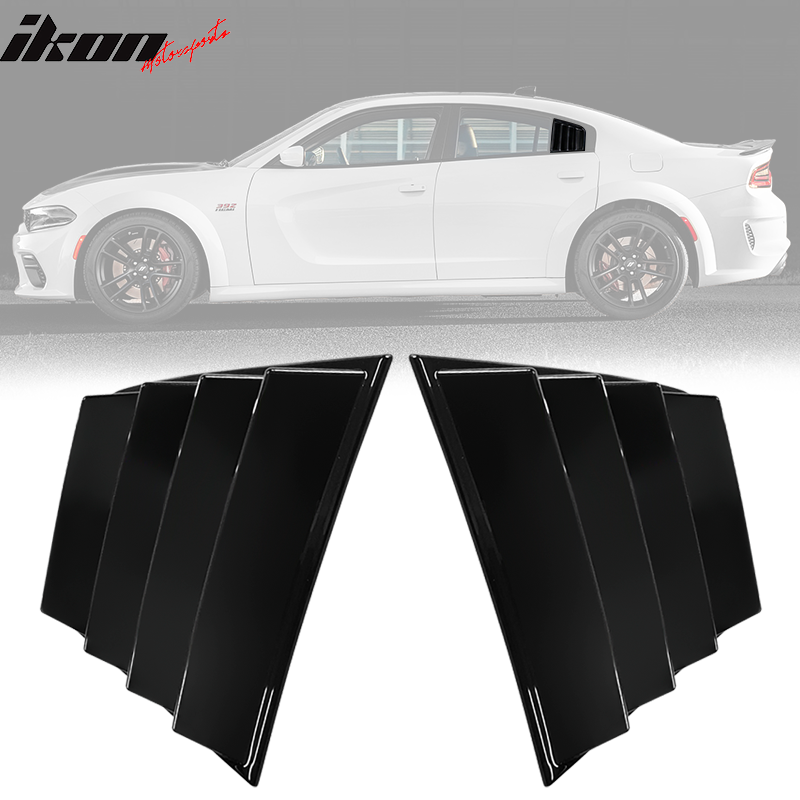 2011-2023 Dodge Charger V1 Side Window Scoop Louver CF Print