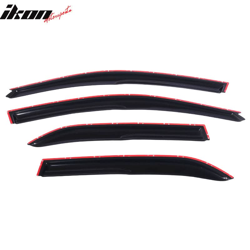 2002-2007 Mitsubishi Lancer EVO Sedan Acrylic 4PC Window Visors Guard