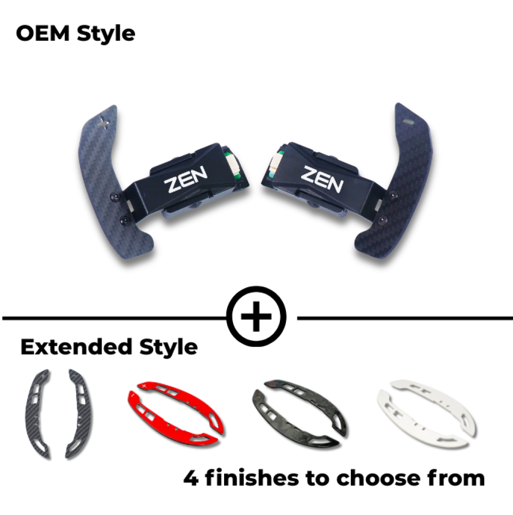Zen Series™ Carbon Fiber Magnetic Paddle Shifters for 2026+ Lexus IS