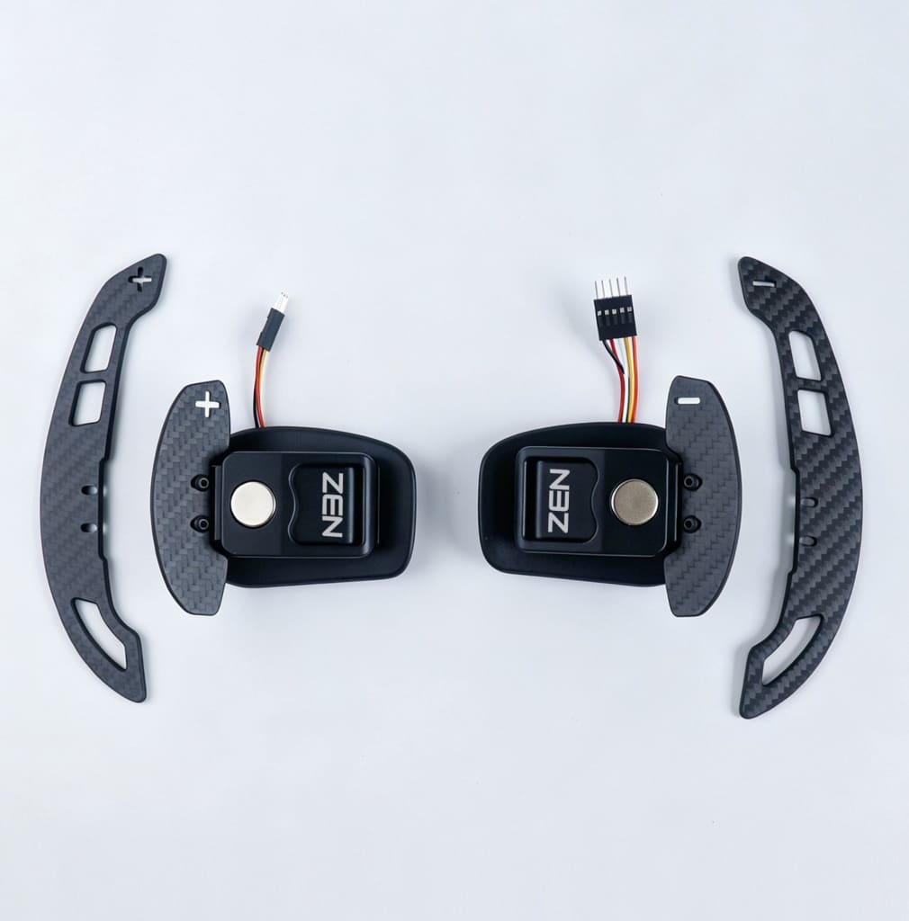 Zen Series™ Carbon Fiber Magnetic Paddle Shifters for Chevrolet C6 Corvette
